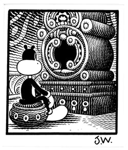 Original art: drawing from QUACKY