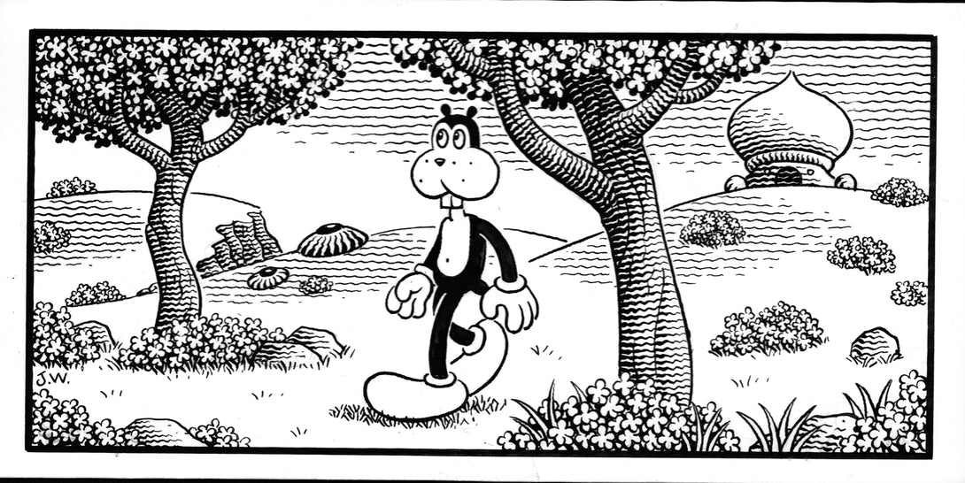 Original art- A Frankish Landscape