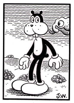 ORIGINAL ART- A Kiss On The Cheek