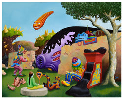NEW! Pig At A Picnic print