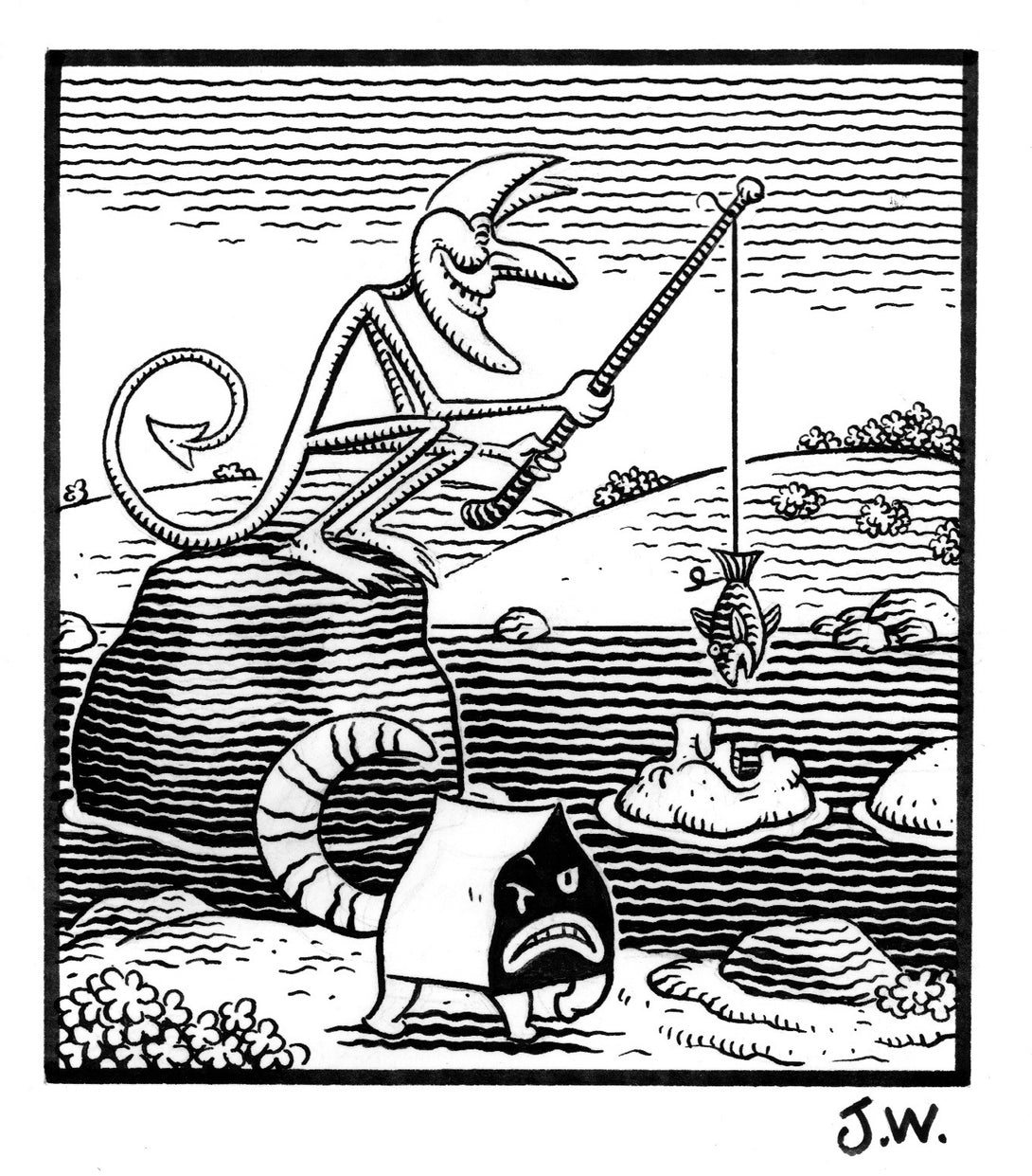 Original drawing from Pupshaw Furioso: 