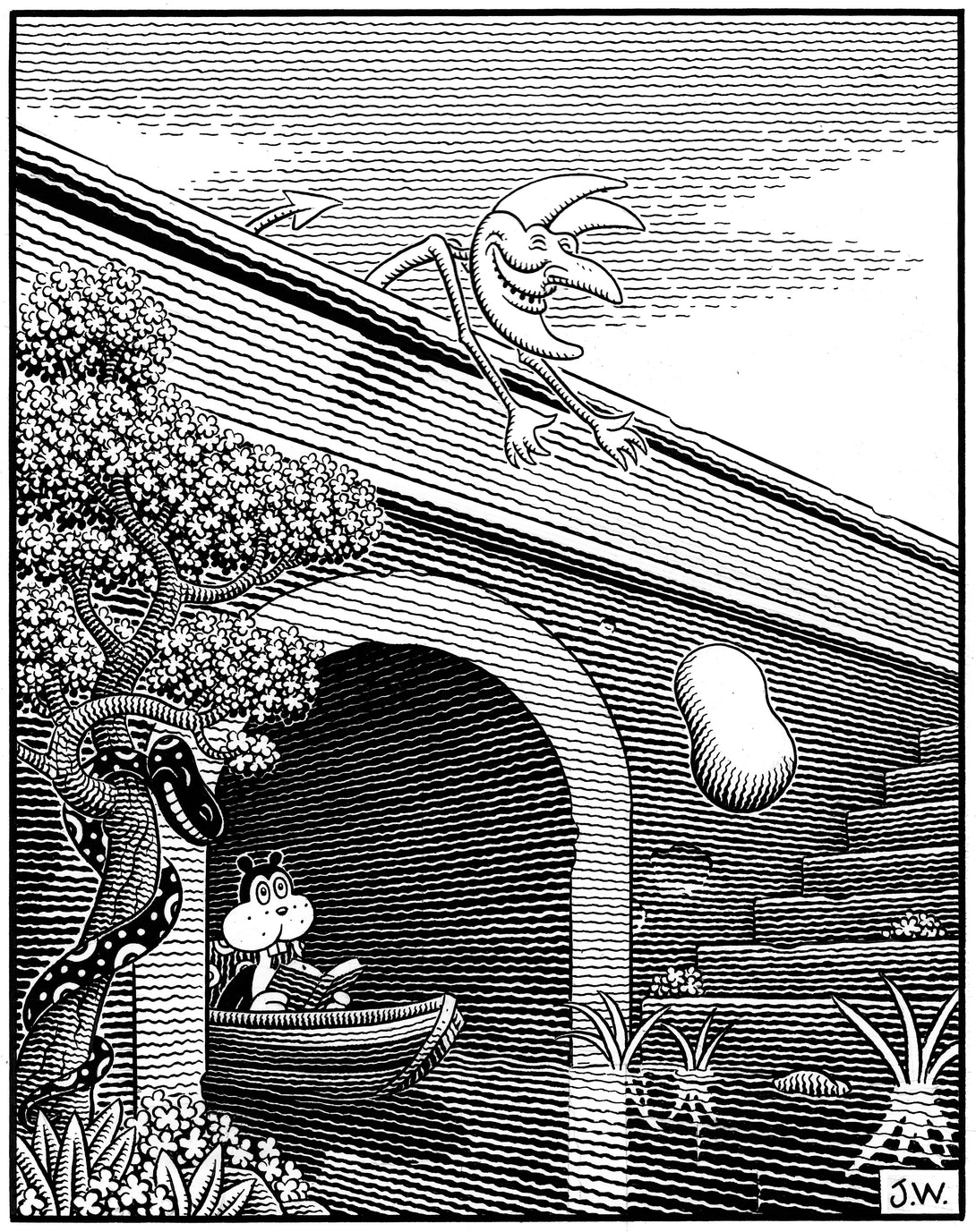 ORIGINAL ART: WHAT Do You Think Is Going To Happen Next?