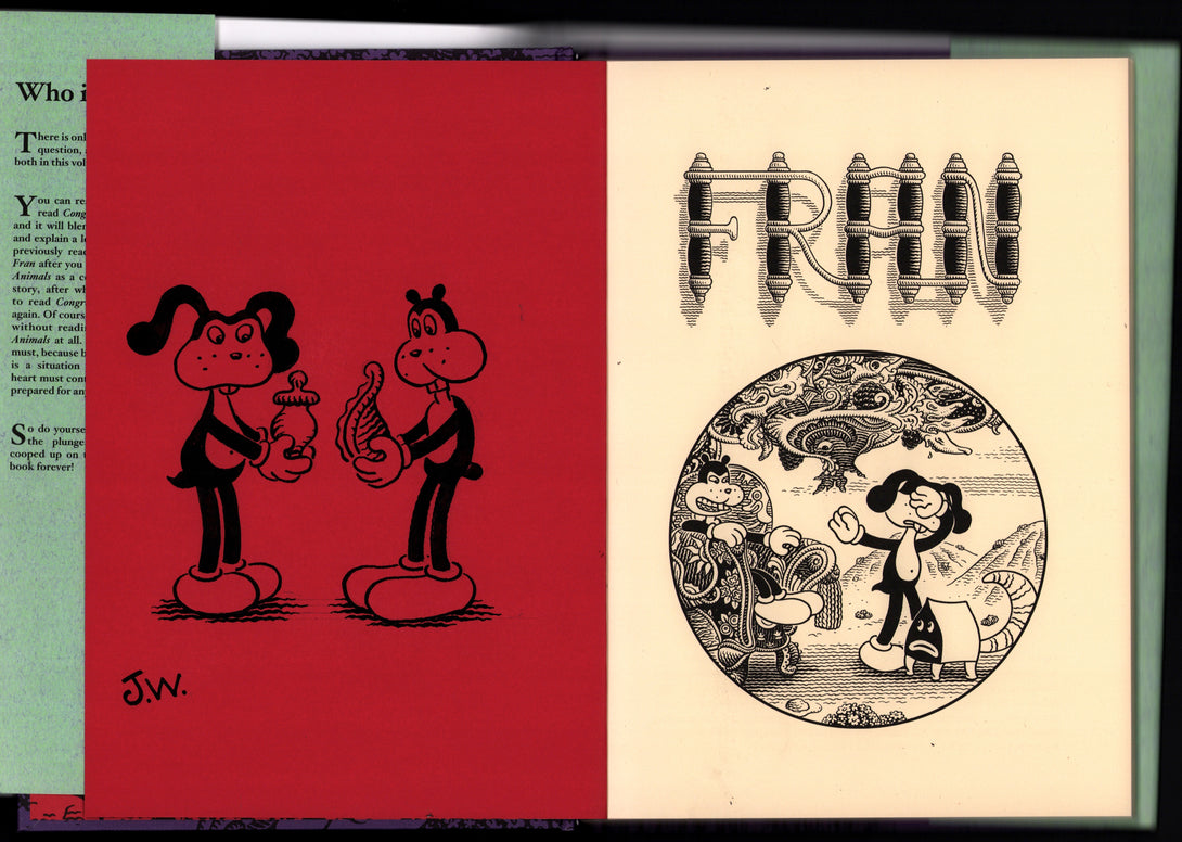 Signed and drawn-in book: FRAN