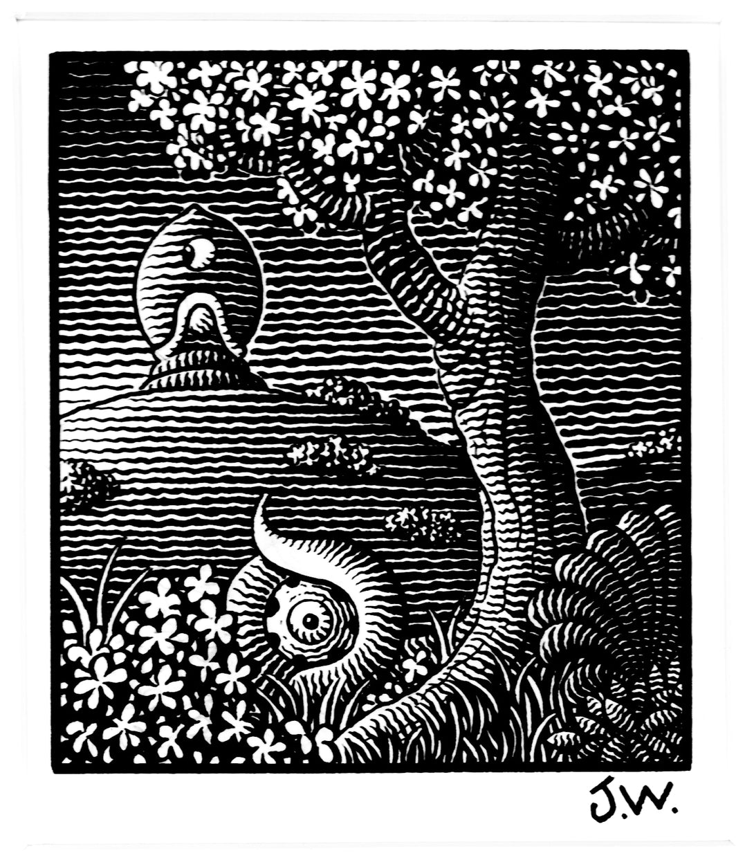 Original art: drawing from QUACKY