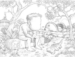 zPencil drawing, 