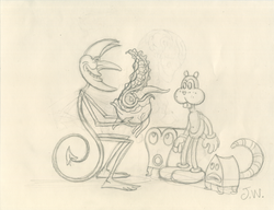 Pencil sketch for OPENER