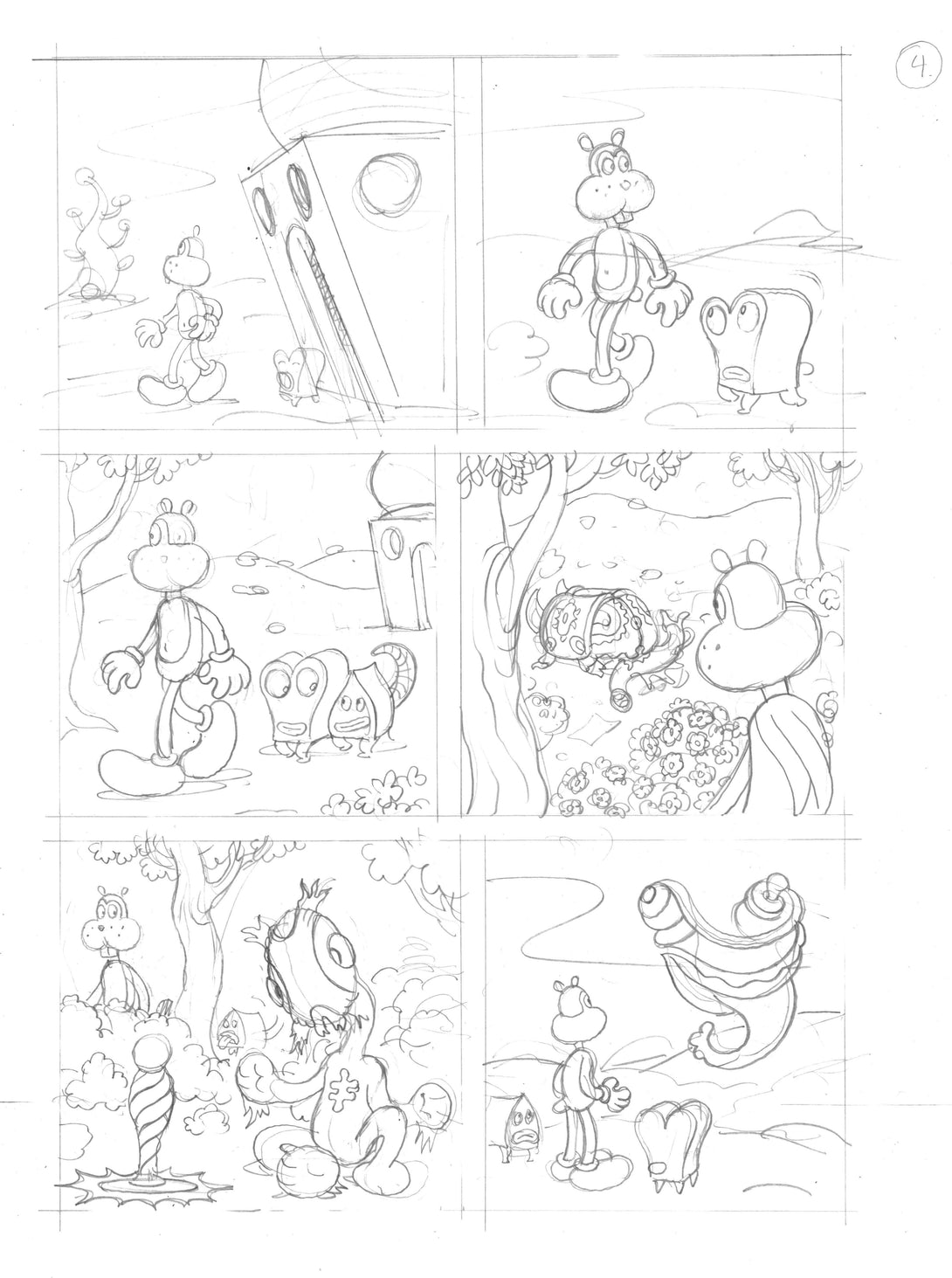 zPenciled unused FRANK page ready-to-ink.