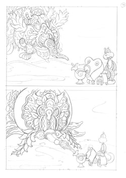 zUnfinished, pencilled FRANK page.